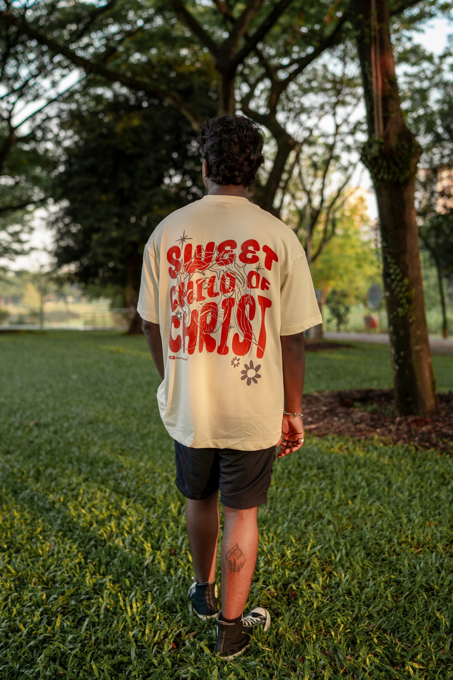 Sweet Child of Christ (Oversized Tee) - Off-White