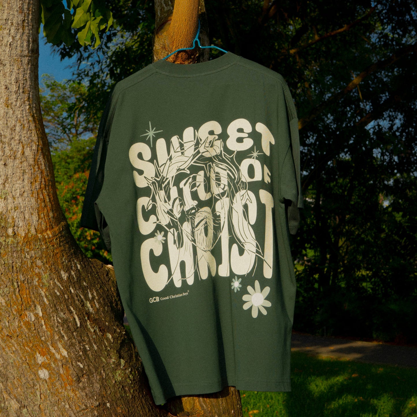 Sweet Child of Christ (Oversized Tee) - Green